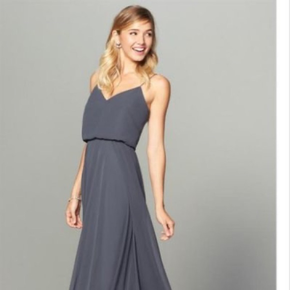 Jenny Yoo Inesse Gown in Storm